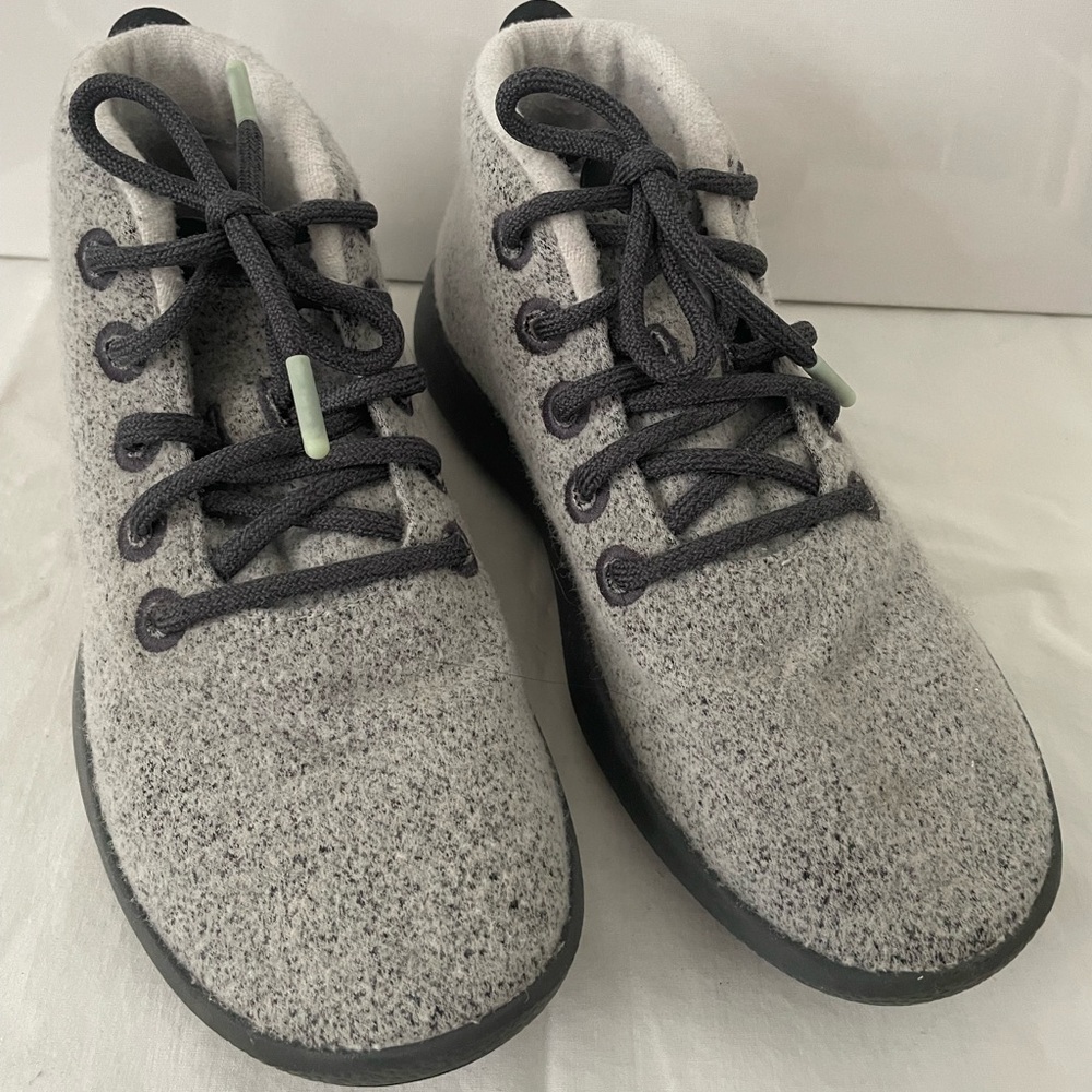 Wool high top sneakers